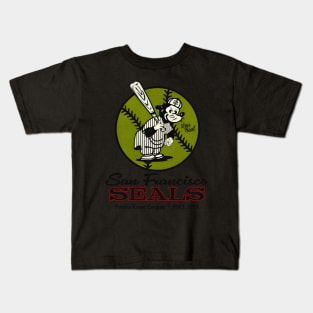 San Francisco Seals Pcl Baseball Kids T-Shirt